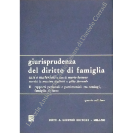 Giurisprudenza del diritto di famiglia Giurisprudenza del diritto di famiglia