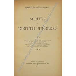 Scritti di diritto pubblico Scritti di diritto pubblico