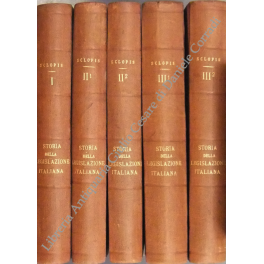 Storia della legislazione italiana. Storia della legislazione italiana.