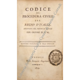 Codice di procedura civile pel Regno d'Italia