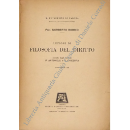 Lezioni di filosofia del diritto Lezioni di filosofia del diritto