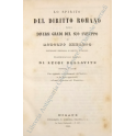 Lo spirito del diritto romano