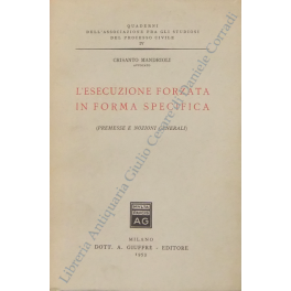 L'esecuzione forzata in forma specifica