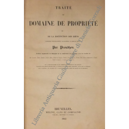 Traite du domaine de propriete