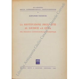 La giurisdizione costituzionale della Repubblica Federale Tedesca