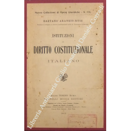 Istituzioni di diritto costituzionale italiano