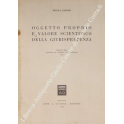 Oggetto proprio e valore scientifico della giurisprudenza