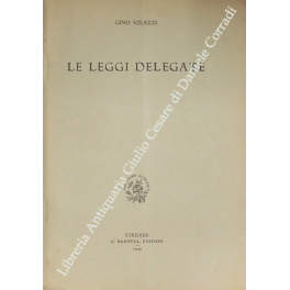 Le leggi delegate