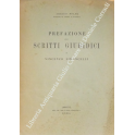 Prefazione agli scritti giuridici di Vincenzo Simoncelli