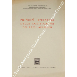 Principi ispiratori delle costituzioni dei paesi africani Principi ispiratori delle costituzioni dei paesi africani