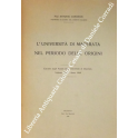 L'Università di Macerata nel periodo delle origini