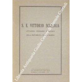 S.E. Vittorio Scialoja