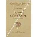 Scritti di diritto comune