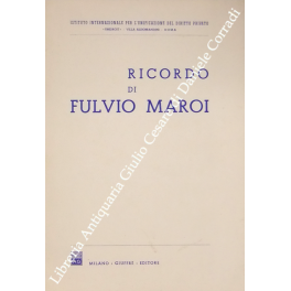 Ricordo di Fulvio Maroi