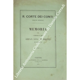 Memoria per il Maresciallo di campo Giovan Luca De Mechel di Basilea