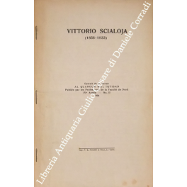 Vittorio Scialoja Vittorio Scialoja