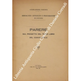 Parere sul progetto del terzo libro del codice civile Parere sul progetto del terzo libro del codice civile