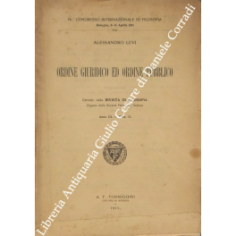 Ordine giuridico ed ordine pubblico Ordine giuridico ed ordine pubblico