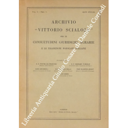 Archivio Vittorio Scialoja Archivio Vittorio Scialoja
