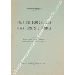 Tra i due blocchi, una terza forza si è formata Tra i due blocchi, una terza forza si è formata