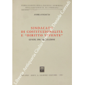 Sindacato di costituzionalità e diritto vivente