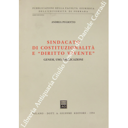 Sindacato di costituzionalità e diritto vivente