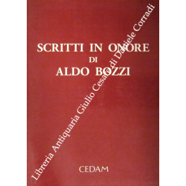 Scritti in onore di Aldo Bozzi Scritti in onore di Aldo Bozzi