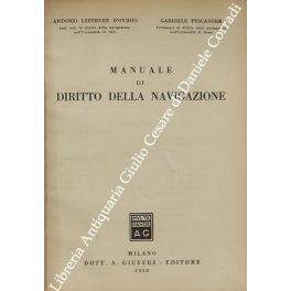 Manuale di diritto della navigazione