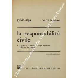 La responsabilità civile. Illecito per colpa. Risc