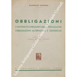 Obbligazioni. Contenuto e requisiti della prestazione