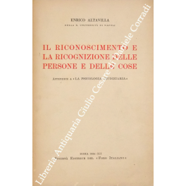 Il riconoscimento e la ricognizione delle persone Il riconoscimento e la ricognizione delle persone