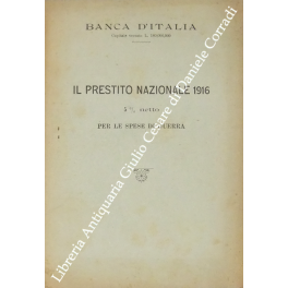 Il prestito nazionale 1916