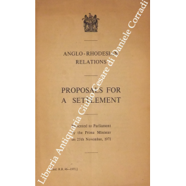 Anglo-Rhodesian Relations Anglo-Rhodesian Relations