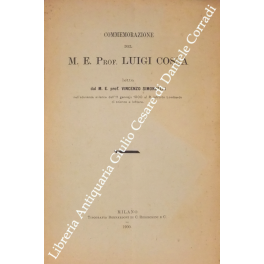 Commemorazione del M.E. Prof. Luigi Cossa
