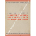 La politica finanziaria dei grandi Stati dal dopoguerra ad oggi