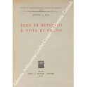 Fede di deposito e nota di pegno
