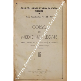 Corso di medicina legale