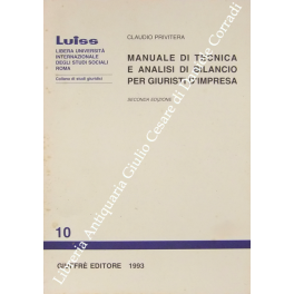 Manuale di tecnica e analisi di bilancio per giuristi d'impresa