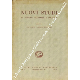 Nuovi studi di diritto economia e politica