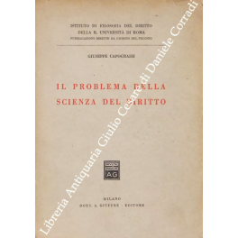 Il problema della scienza del diritto