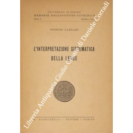 L'interpretazione sistematica della legge
