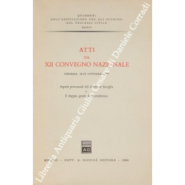 Atti del XII Convegno Nazionale