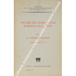 I poteri del giudice civile di fronte alla legge I poteri del giudice civile di fronte alla legge