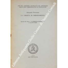 La libertà d'insegnamento La libertà d'insegnamento