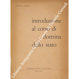 Introduzione al corso di dottrina dello stato