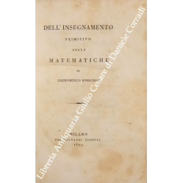 Dell'insegnamento primitivo delle matematiche