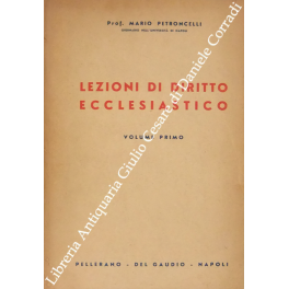 Lezioni di diritto ecclesiastico