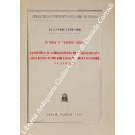 In tema di vacatio legis In tema di vacatio legis