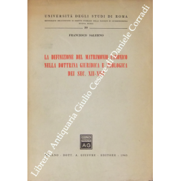 La definizione del matrimonio canonico