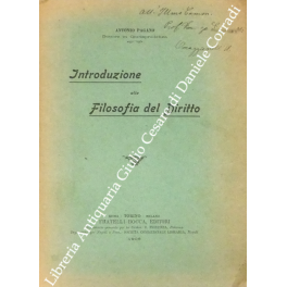 Introduzione alla filosofia del diritto